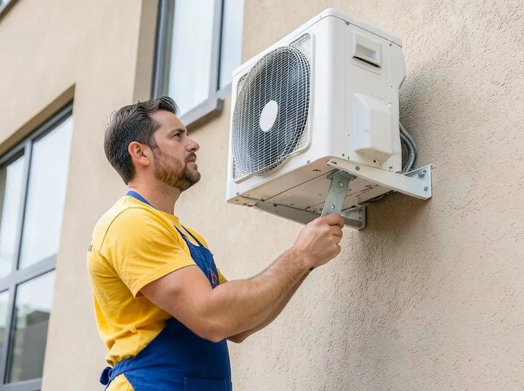 installazione unità esterna climatizzatore