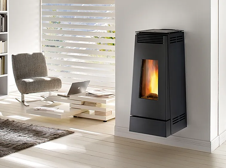 Stufa a pellets zona living