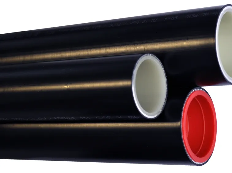 Sezione di un tubo a 3 strati
