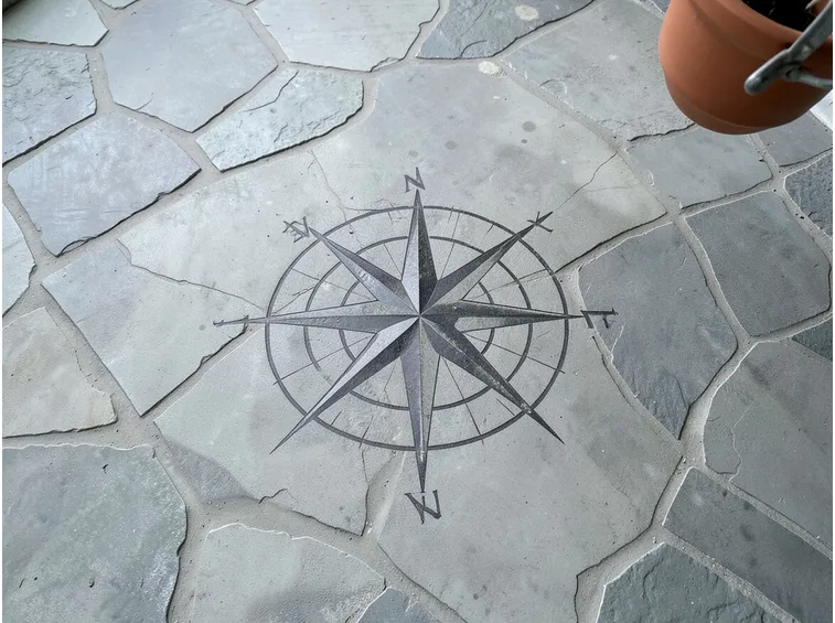 Disegno nel pavimento