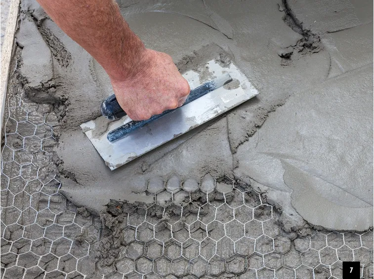 Applicazione del cemento