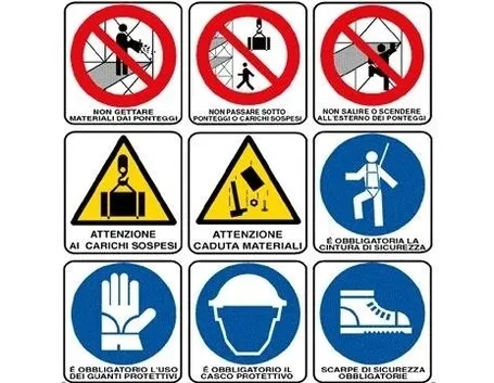 Cartellonistica di cantiere