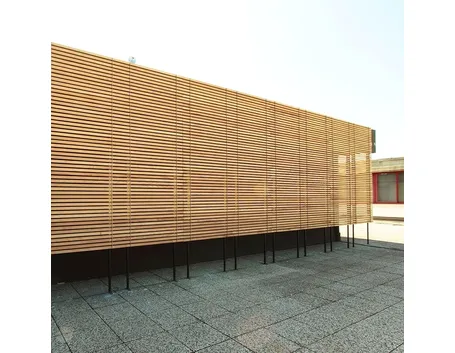 facciata in legno