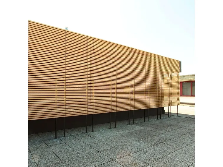 facciata in legno