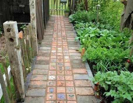 Mattonelle per giardini