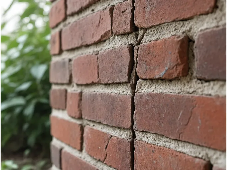 crepa di un muro esterno