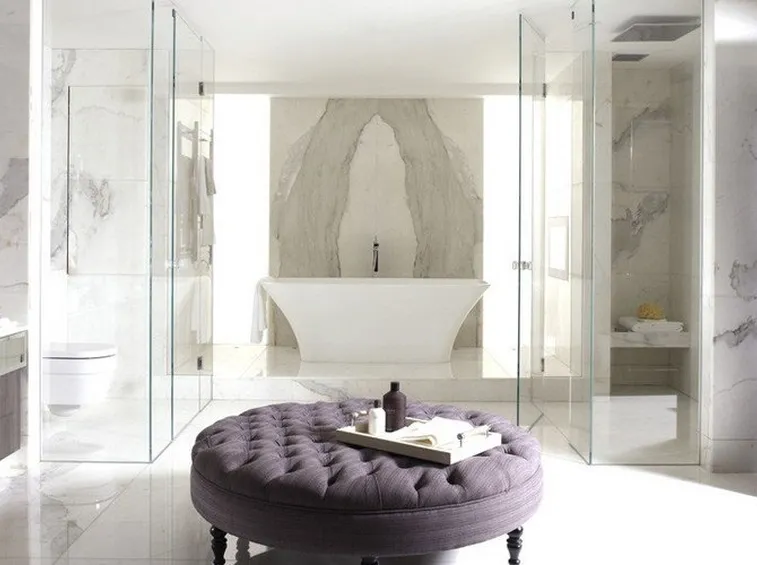 pavimento bagno in marmo
