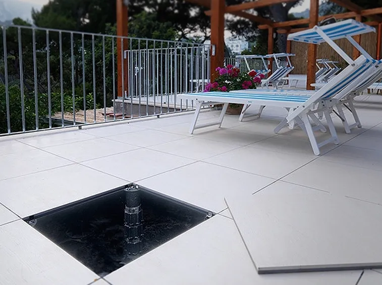 Pavimenti galleggianti per terrazzo