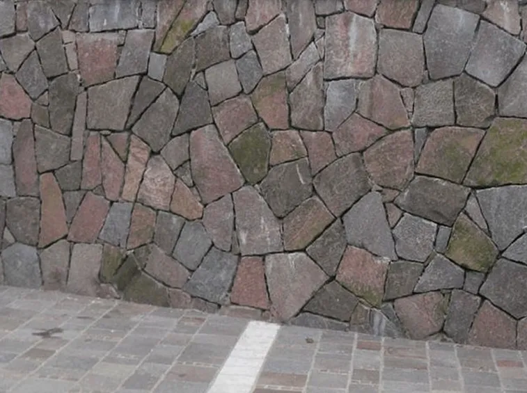 Rivestimento esterno in porfido