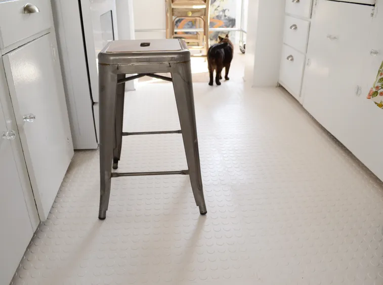 pavimento gommato in cucina