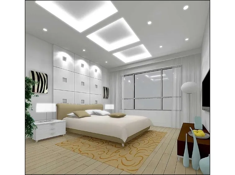 controsoffitto in cartongesso con faretti