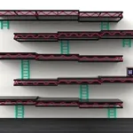 pareti attrezzate per il soggiorno