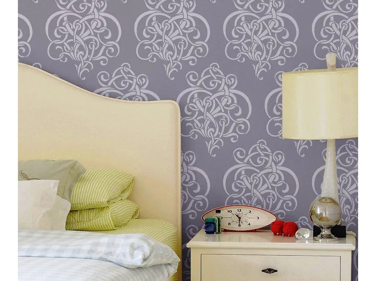 parete con stencil