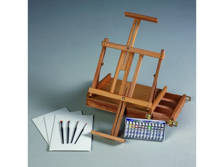 Mini cavalletto per pittura da tavolo