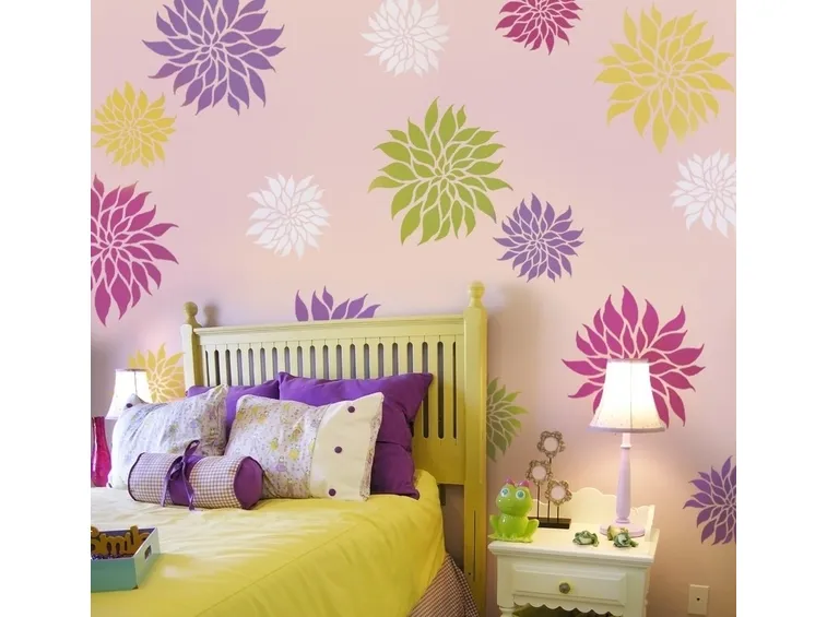 Stencil floreale