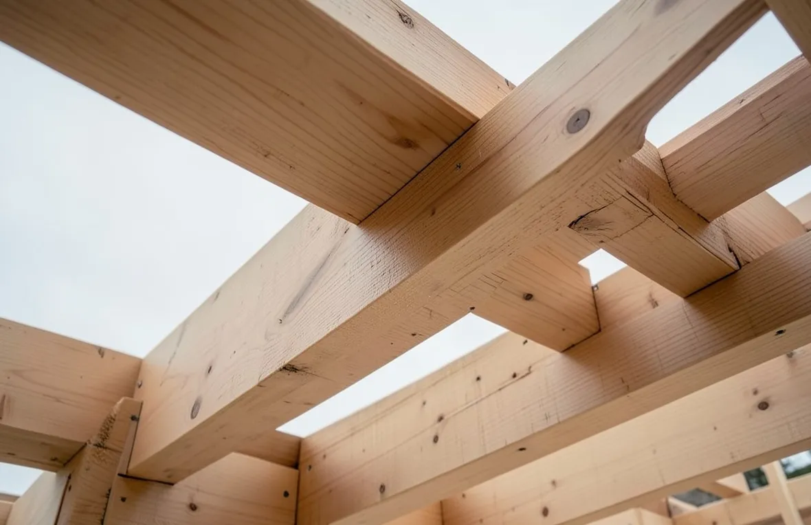 tetto in legno lamellare