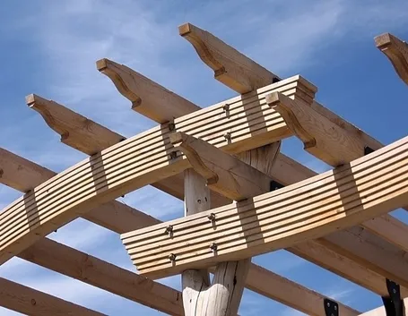 travi in legno lamellare