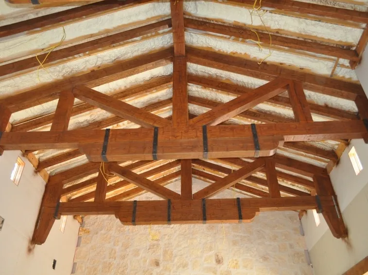 copertura in legno