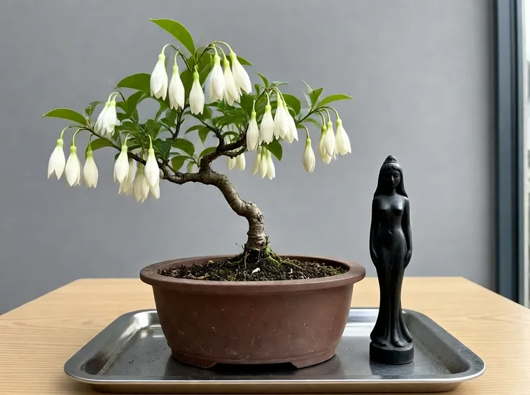 gelsomino bonsai con fiori