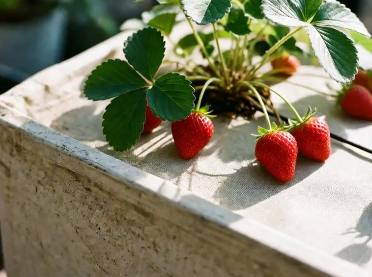 piantare le fragole 