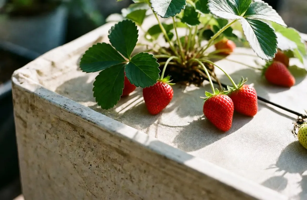 piantare le fragole 