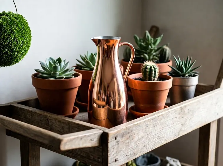 Succulente appena innaffiate