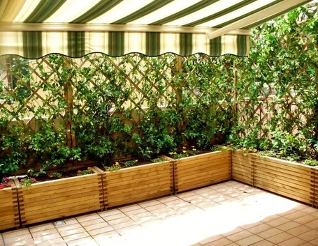 fioriera in legno