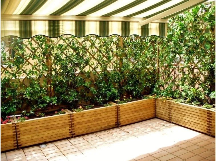 fioriera in legno