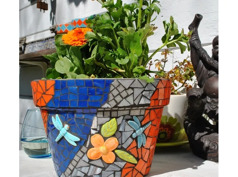 vaso decorato