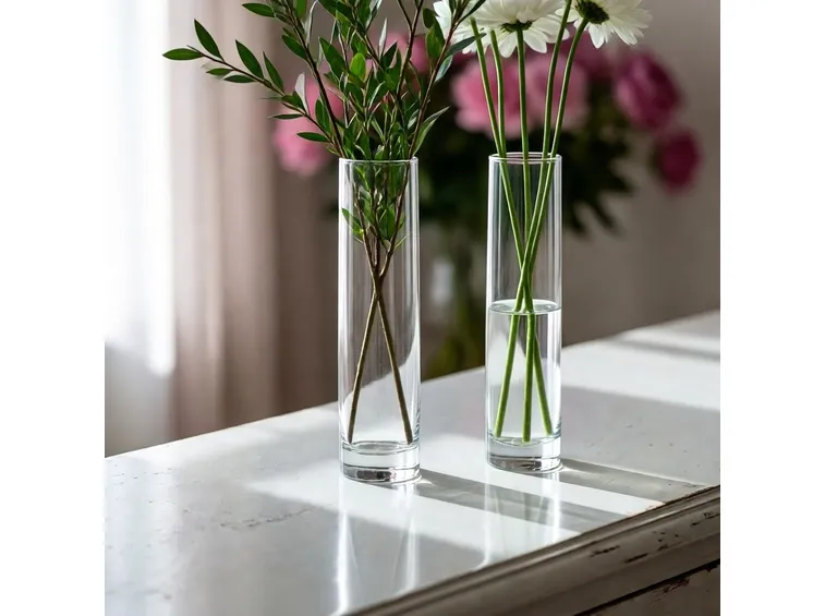 Vasi in vetro per fiori