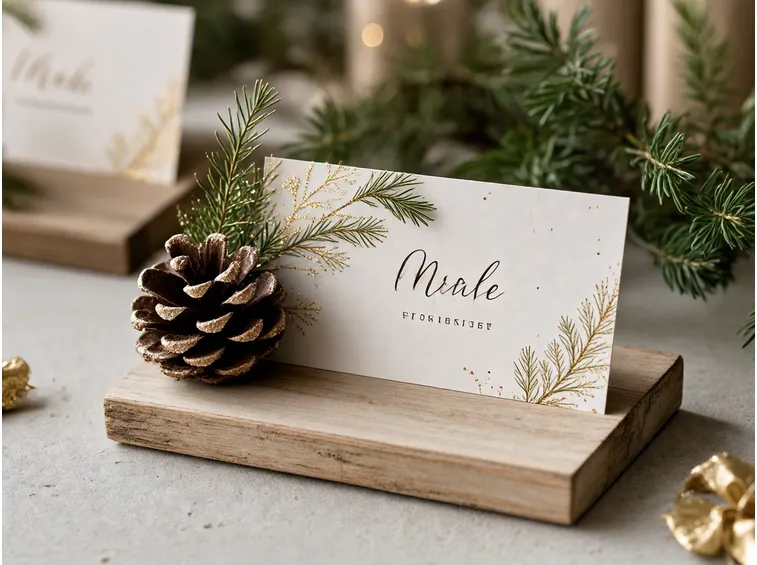 Come realizzare segnaposti fai da te per natale