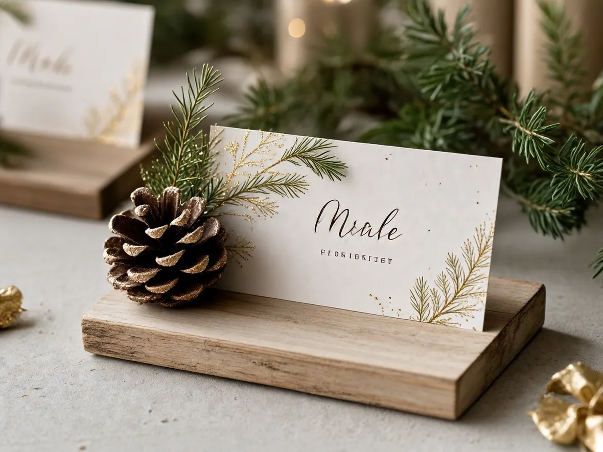 Come realizzare segnaposti fai da te per natale