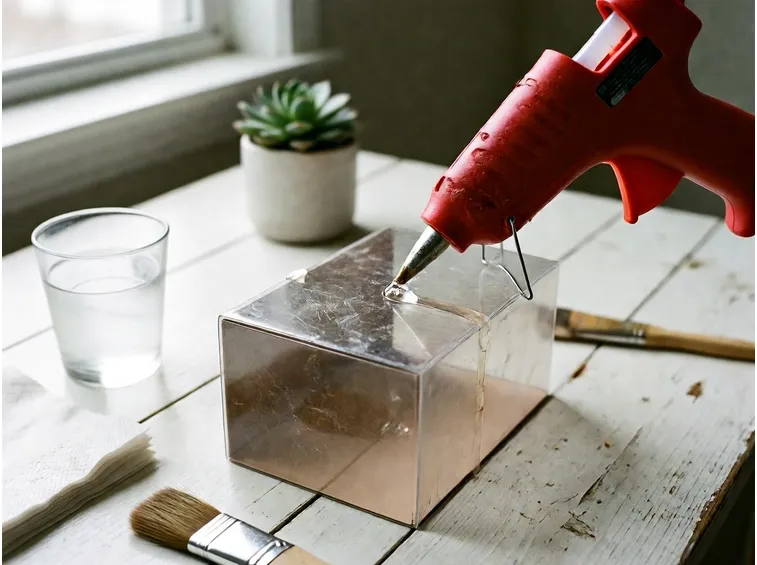 Decoupage su plastica