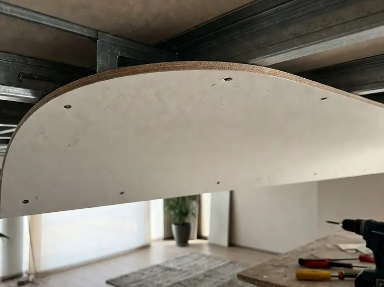 Cartongesso curvo