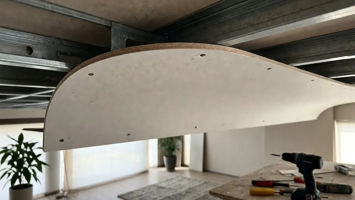 Cartongesso curvo