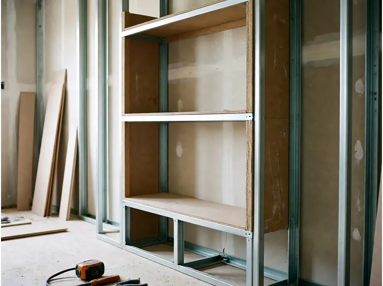 libreria di cartongesso