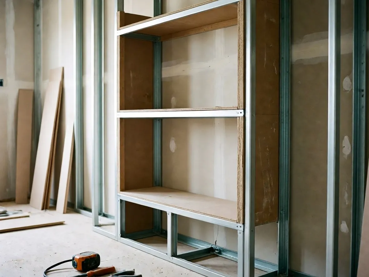 libreria di cartongesso