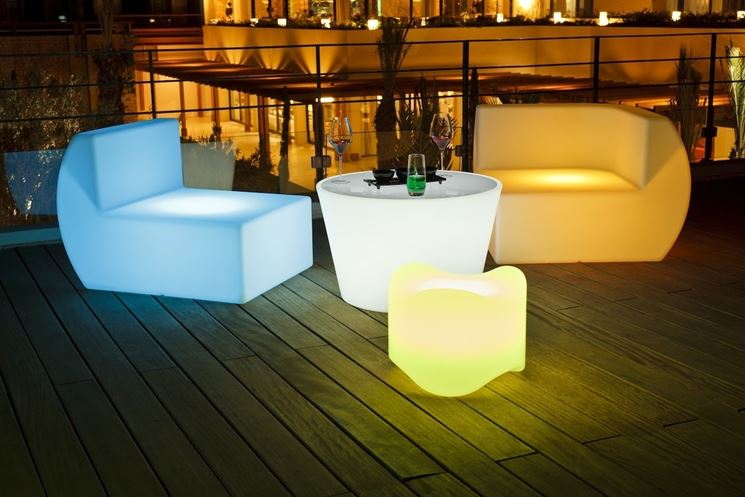 poltrone luminose