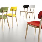 sedie in legno colorate