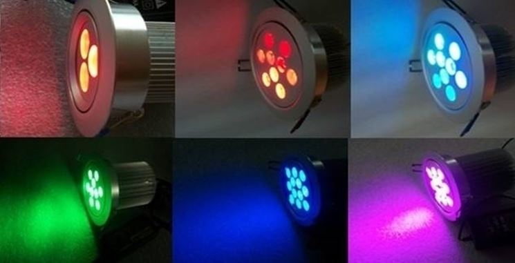 faretti al led rgb 