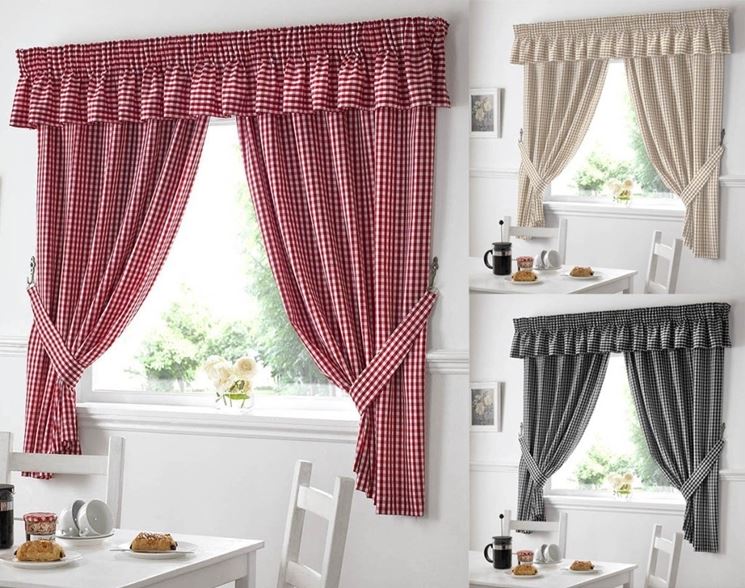 Tende da cucina, stile e colore tendaggi scegliere le tende da ... Tendine cucina muratura