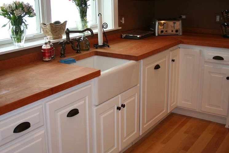 Piano cucina in legno fai da te: carrello legno cucina mobili e ... Piani cucina ikea