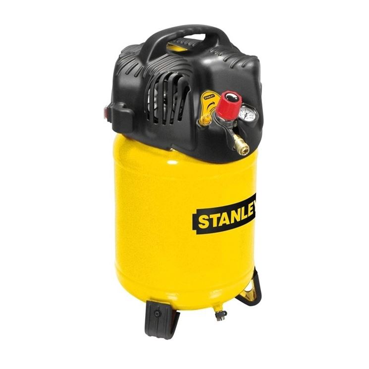 Un compressore portatile Stanley verticale