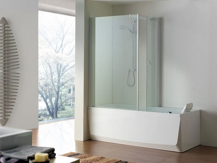 Bagno con vasca e box doccia bagno realizzare bagno con vasca e ... Vasca doccia piccola
