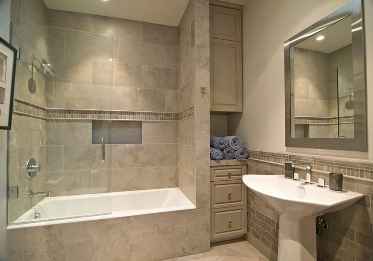 Bagno con vasca e box doccia bagno realizzare bagno con vasca e ... Vasca doccia in muratura