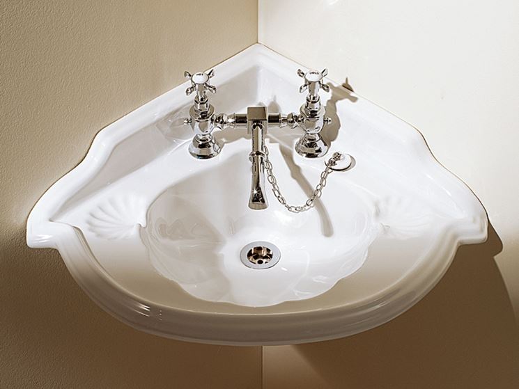 lavabo angolare classico