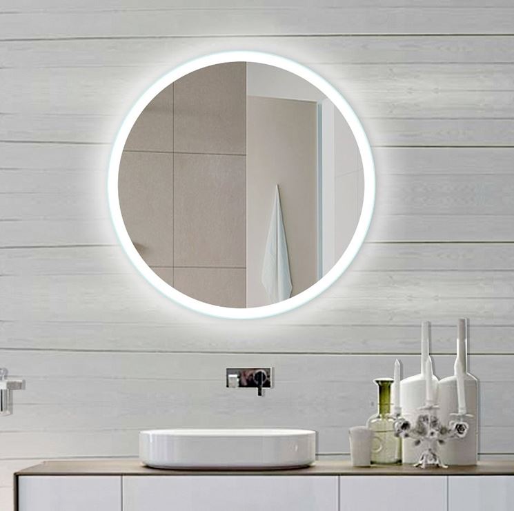 Specchio bagno con luce bagno scegliere tra gli specchi bagno ... Specchi da bagno con luci led