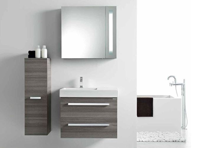 specchio con contenitore in bagno Berloni