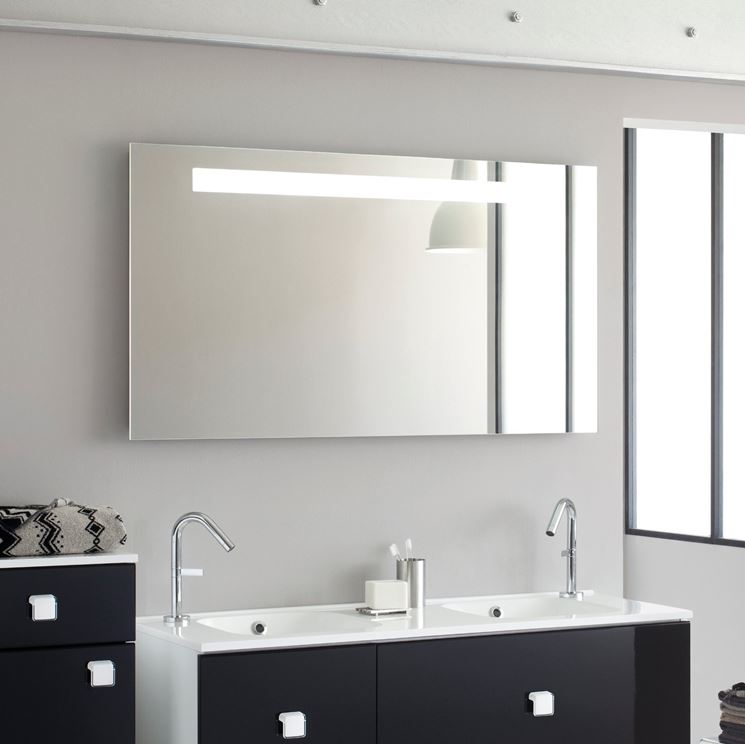 Specchio per bagno bagno scegliere lo specchio per il bagno Lampade bagno specchio