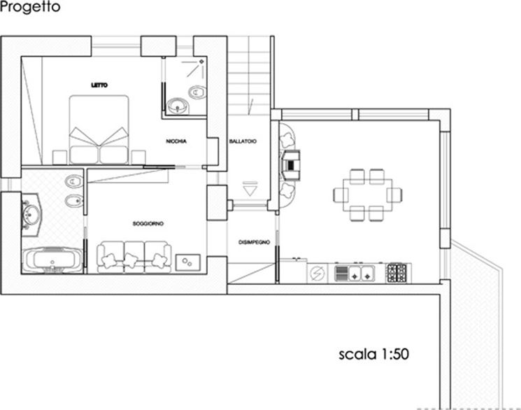 Planimetria casa 80 mq es53 » regardsdefemmes Come disegnare una piantina di casa